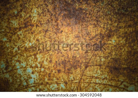 Rusty metallic surface.Iron surface rust.