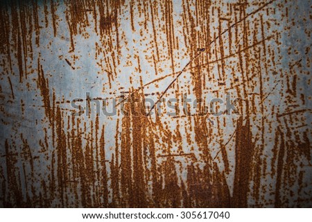 Rusty metallic surface.Iron surface rust.