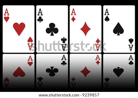 Poker Texas Hold\'Em aces