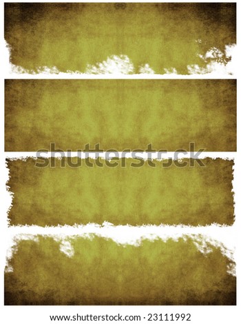 Grunge banners for textures and backgrounds