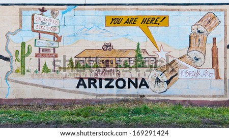 HOLBROOK, AZ/USA - May 11: Route 66 \