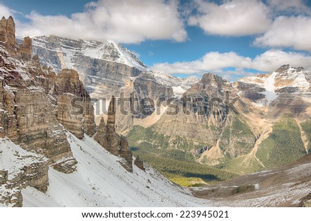 Sentinel Pass, Paradise Valley, Mount Aberdeen, Banff National Park, Alberta, Canada