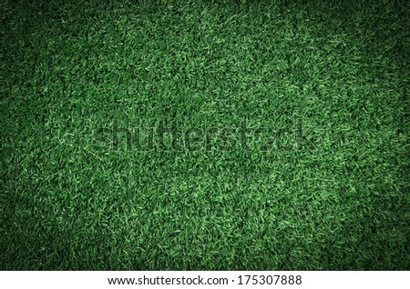 Artificial green turf texture background
