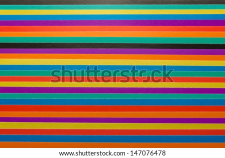 Accurately spread out color cardboard. It is possible to use as a color sample.