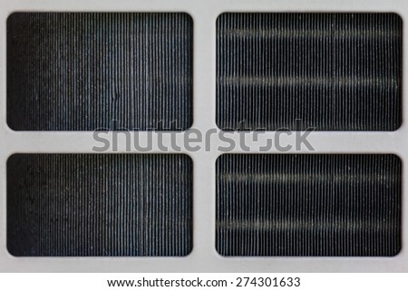 air conditioner filter close up
