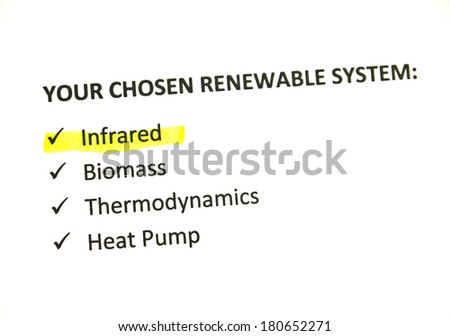 Modern heating systems - infrared