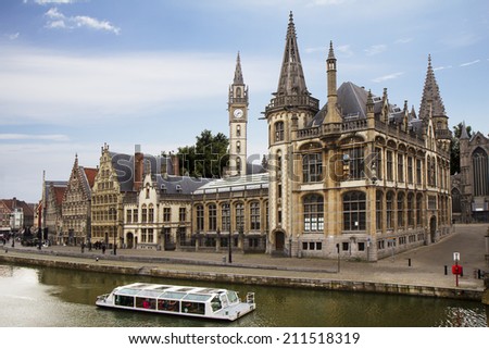 Belgium. Gent. Ghent is a real pearl of Flanders, and the rest of Belgium, carried through the ages the atmosphere and charm of the middle Ages.