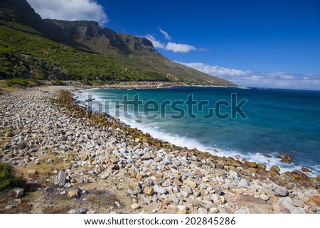 Oudekraal Bay near the City of Cape Town in South Africa.