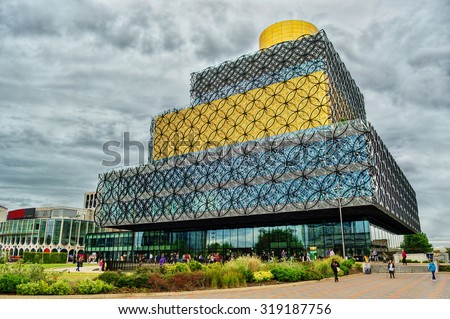 Library in Birmingham, HDR-technique