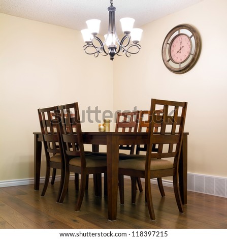 Interior Design Of Dining Room In A New House