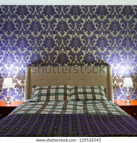 Romantic bedroom interior design
