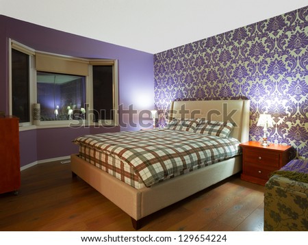Romantic bedroom interior design