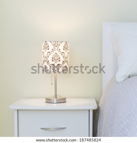 Bedroom  interior design in white colors