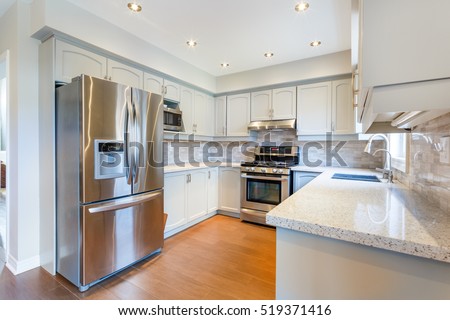 Kitchen interior in new luxury home