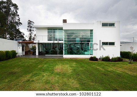 Big modern house