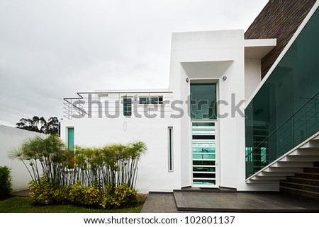 Big modern house
