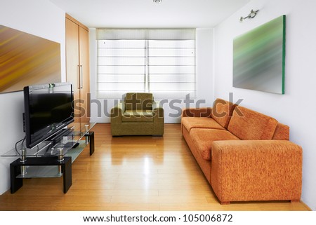 Interior design:  TV room