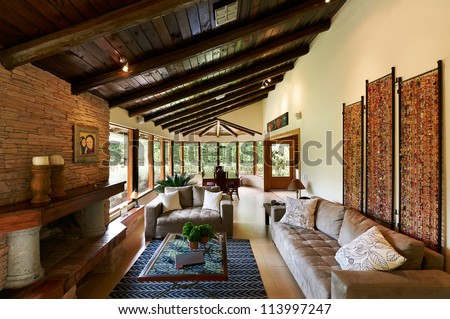 Interior Design Series: Classic Rustic Living Room