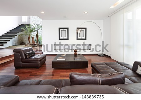 Interior Design: Modern Big Living Room