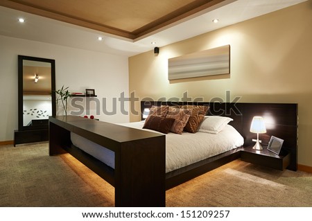 Interior Design: Big Modern Bedroom