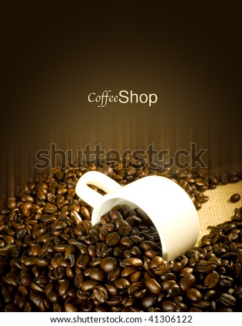 Coffee Shop Menu on Coffee Shop Menu Or Flyer Design Stock Photo 41306122   Shutterstock