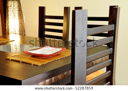 Interior design series: dining room closeup