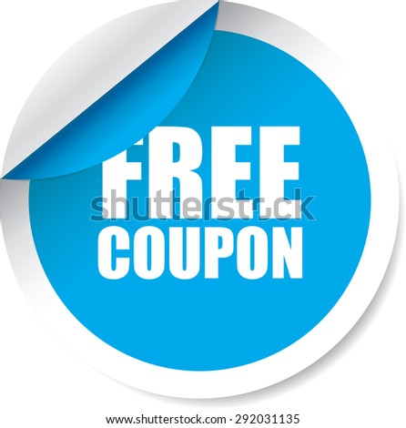 Free Coupon,Offers and Promotions Blue Label and Sticker.