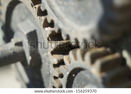 three old gears