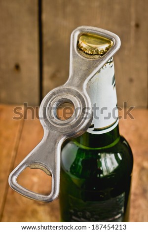Key to open the bottle caps