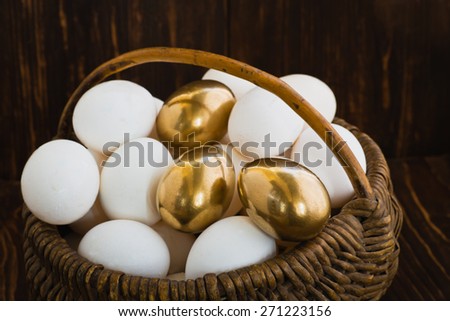 Hen laid golden eggs