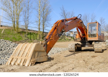 The building machine for performance of ground works