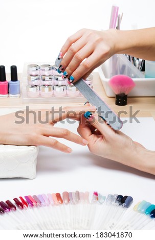 Nail gel and manicure salon