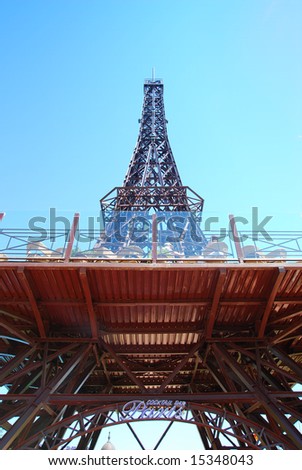 Small Pictures  Eiffel Tower on Stock Photo   The Eiffel Tower View On A Small Scale In Golden Sands