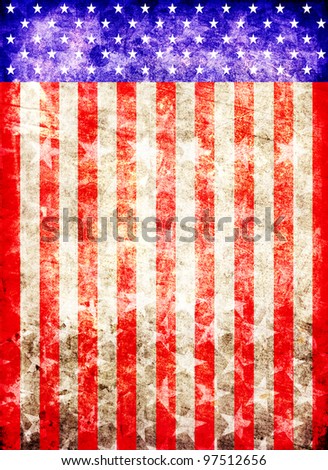 dirty american flag background