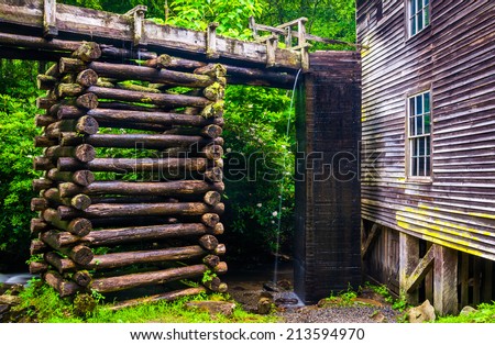 Mingus Mill, at Great Smoky Mountains National Park, North Carolina.