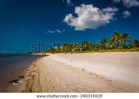 Smathers Beach, in Key West, Florida.