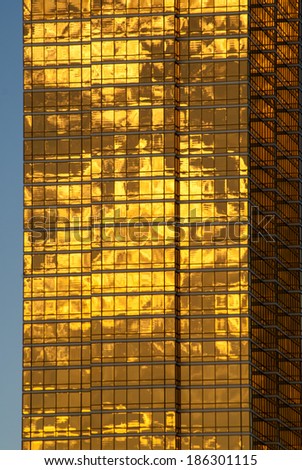 Window Reflection Gold