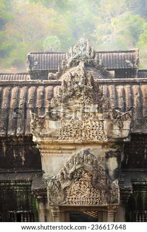 Asian temples buildings and culture Cambodia
