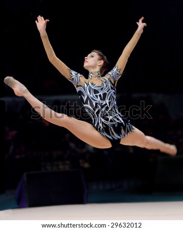 KIEV, UKRAINE, APRIL 11: Rudalova Svetlana at the international competitions \