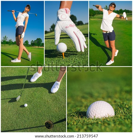 Collage Golf sport