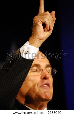 mayor rudolph giuliani. rudy giuliani