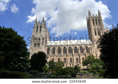 Washington National Cathedral (built in 1907-1990), belongs to the Episcopal Church, but is also used for interfaith services. The neo-gothic church is the sixth largest in the world.