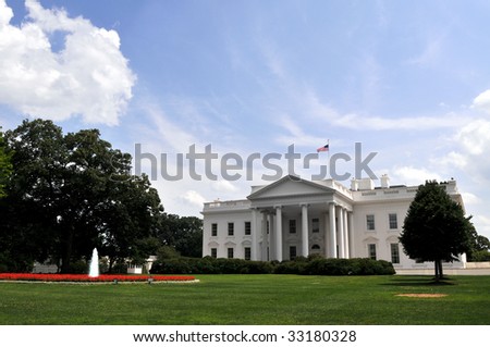 The White House and its front lawn are seen here on U.S. Independence Day, July 4, 2009.