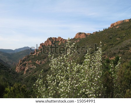 Images of the hike (ride), in the left bank of the ravine of MALINFERNET, in the massif of the ESTEREL, in the VAR FRANCE