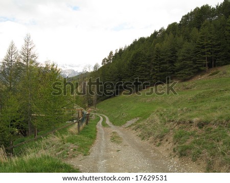Images of the hike of the pass of the Day-nursery,  in the Hautes-Alpes, FRANCE