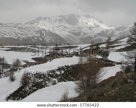 Images of the hike(ride) of the collar(pass) of the Day-nursery(Crib),  in the Hautes-Alpes, FRANCE