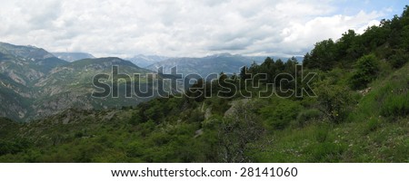 Circuit in images of the clue and hamlet of Amen,  the maritime Alps, France
