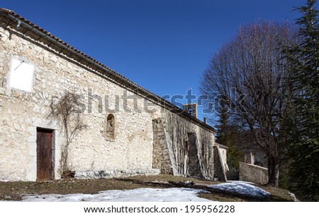 chapel st jean du desert, a place of pilgrimage, department of Alps of high Provence, France