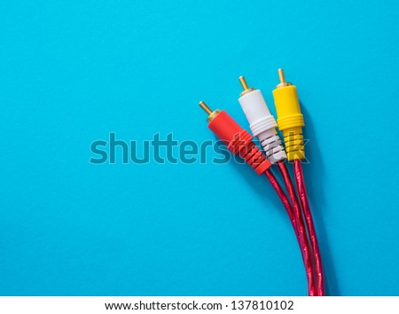 The  AV cable is entertainment device cable that is function of connecting the device to television