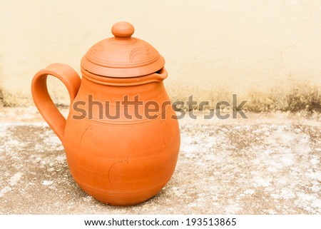 Earthenware Jug - An earthenware water jug used to keep water cool in summer.